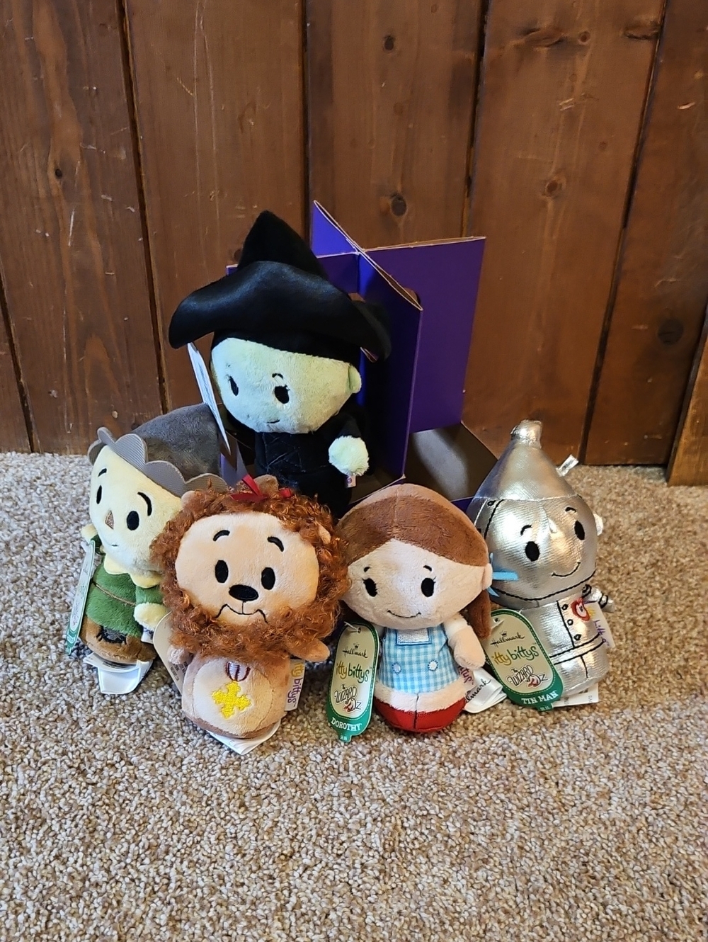 Hallmark The Wizard Of Oz Itty Bittys Set Of 4 With Limited Edition Witch
